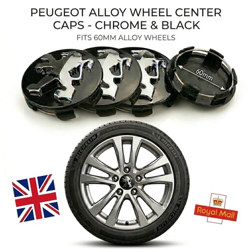 Peugeot wheel centre caps - centre,
