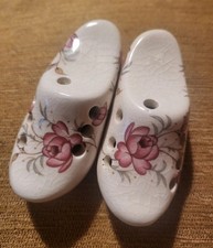 Vintage ceramic pomander Clogs