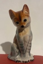 Vintage porcelain cute tabby - porcelain,