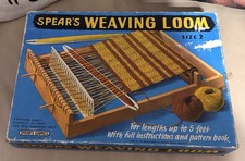 VINTAGE Spears Weaving Loom Size 2 Classic Craft Activity 1960s Complete