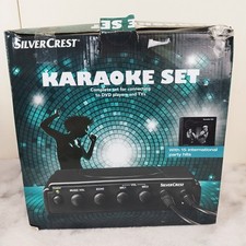 Silvercrest Party Karaoke Set With 2 Microphones, Hits CD, Connect TV or DVD