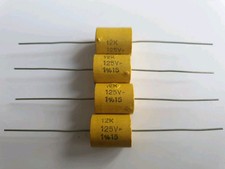 JOBLOT 4 x MULLARD 12k 12nF 0.012uF 63v 1% PRECISION CAPACITOR (EN-419)