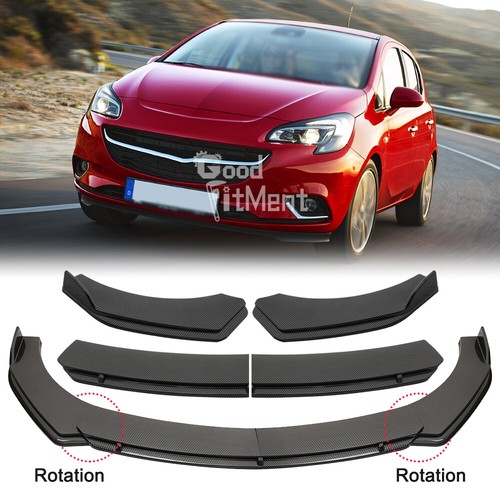 Carbon fiber look front bumper - look,