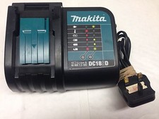 GENUINE MAKITA BATTERY CHARGER DC18SD in good working order  B/B