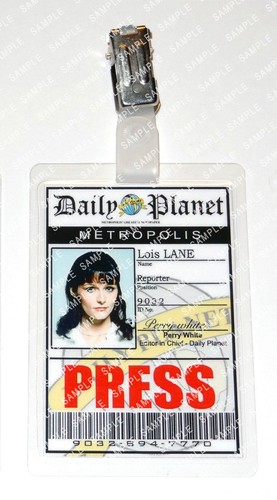 Superman lois lane badge - lois,