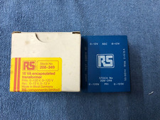 Radio Spares RS 18VA Encapsulated Transformer Stock No 208-349 New Old Stock