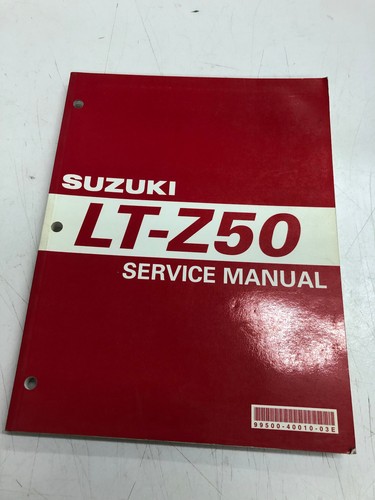 Suzuki service manual z50 - suzuki, lt-z50