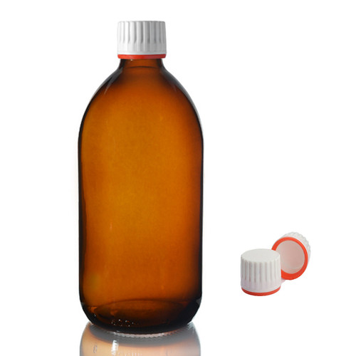 Amber glass medical bottles - glass,