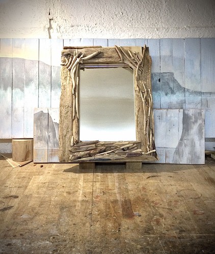 Driftwood mirror - driftwood,