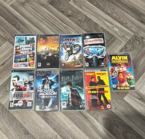 Sony psp umd mixed lot - sony,