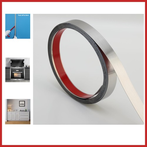 Peel and stick stainless steel - and,