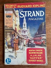 Strand Magazine January 1932. AGATHA CHRISTIE - RUDYARD KIPLING