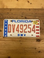 Vintage Florida - DMV - US Car License Plate DV49254