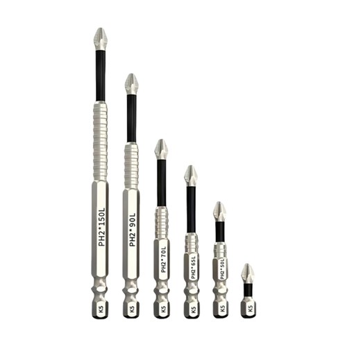Antislip screwdriver drill bit - antislip,