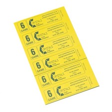 750 6 Page/Game Bingo Books