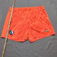 Chelsea FC Nike 24/25 Dri-FIT Training Shorts Men's Large Orange Football Gym