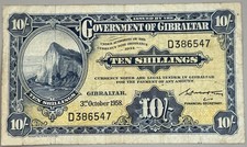 Gibraltar Ten Shillings