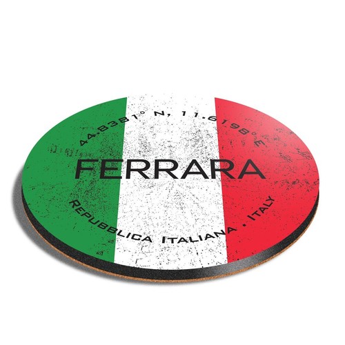 Round mdf coaster ferrara - mdf,