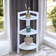 Corner Shelf Stand 3 Tier Organizer Rack Bathroom Storage Shelves Display Unit
