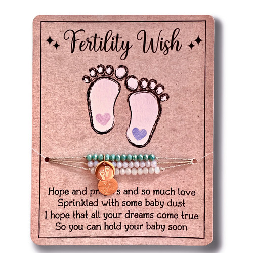 Fertility wish bracelet - fertility,