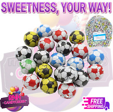 1 - 600 Milk Chocolate Footballs Pick N Mix Retro Party Favours Bag Fillers