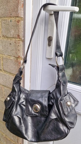 Pewter grey faux leather - grey,