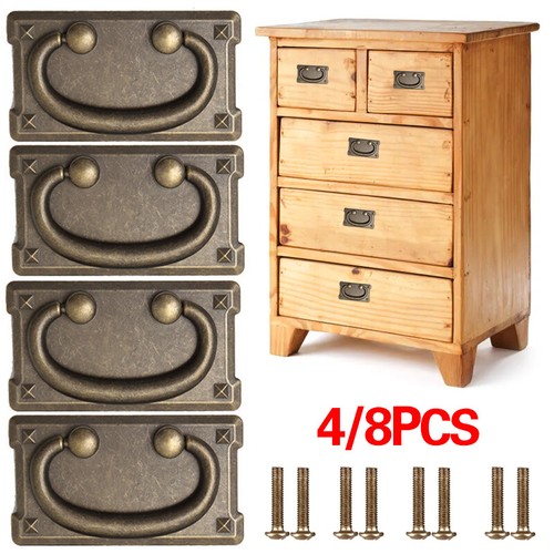 8pcs rustic handle oak - 4/8pcs,