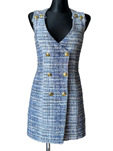 Balmain women blue tweed - balmain,
