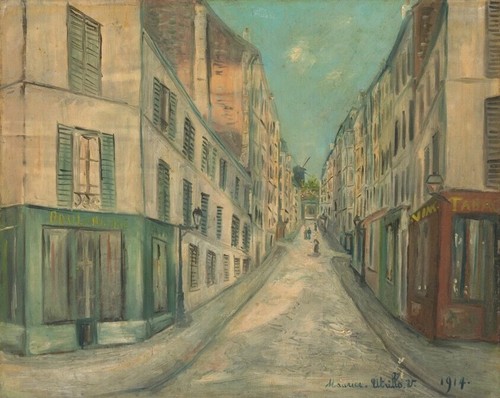 Street paris 1914 maurice - street,