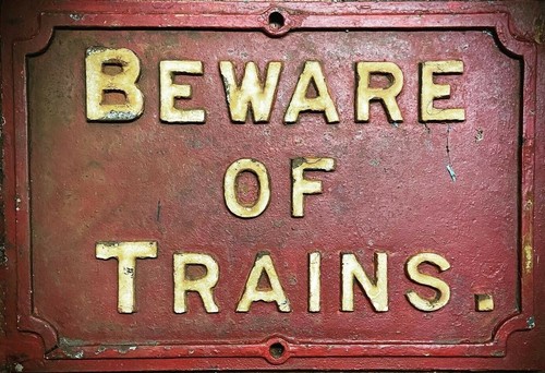 Beware trains aluminium - trains,