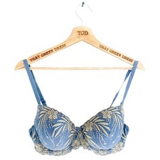 Ladies blue gold - gold, underwired