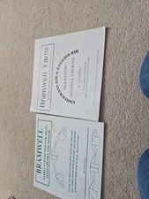 Vintage Bramwell 2 knitting pattern Books  Aran  Fisherman's Rib