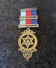 Holy Royal Arch Chapter XLrg Silver Provincial Jewel 1874 (boxed)