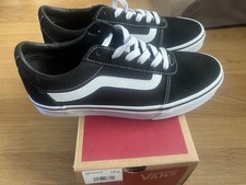 Vans Ward Black White Suede