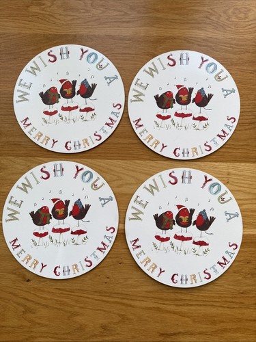 Carol singing robin placemats - carol,
