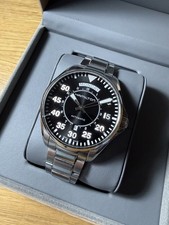 Hamilton Pilots Day-Date Automatic Watch Cooper Used Full Set Reluctant Sale