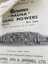 Ransomes Magna Gang Mower Mark
