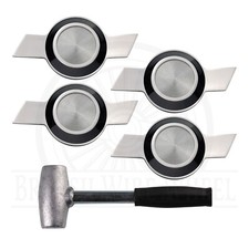 Chevy Bowtie Cut Chrome Knock