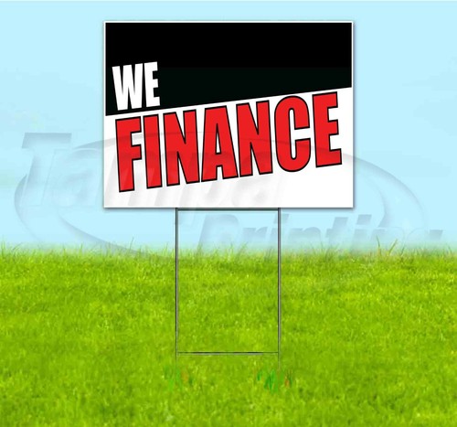 Finance 18x24 yard sign - finance,