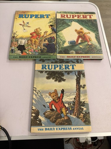 Rupert the bear annuals - bear,