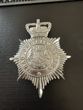 OBSOLETE VINTAGE BRADFORD CITY POLICE HELMET PLATE 