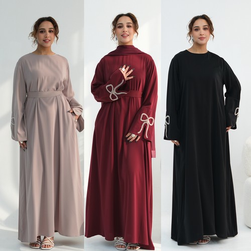 Muslim dress women - muslim, rhinestone