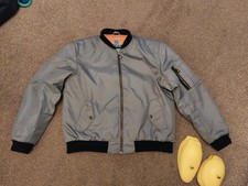 Spada Airforce Bomber Jacket Grey XXL  Motorcycle Biker