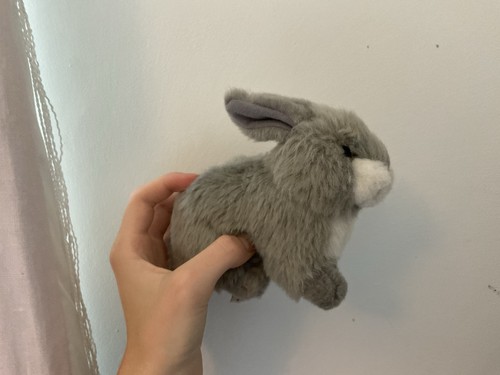 Rabbit realistic small plushie - small,