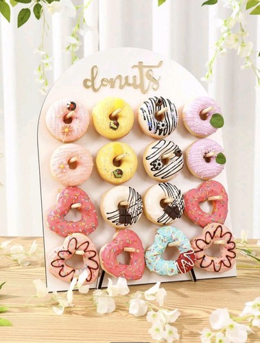 Wooden doughnut stand for - wooden,