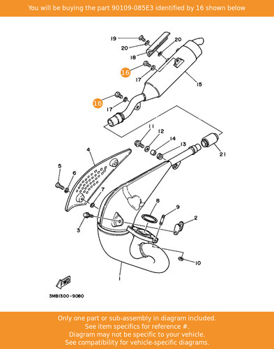 Yamaha bolt 90109 085e3 - yamaha, bolt,
