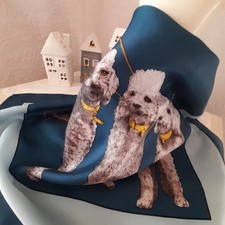 Vintage 1950s Poodle Scarf