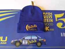 Mcrae Subaru. 555. Gold Embroidered. Royal Blue Adult. Rally Hat New  With Tags