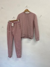 Fabulous Superdry Tracksuit Uk 8 Pink jumper joggers SW461