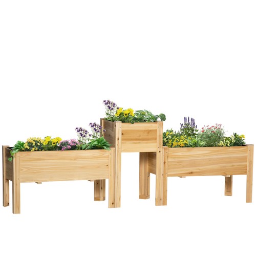 Raised garden bed set 3 - bed, of